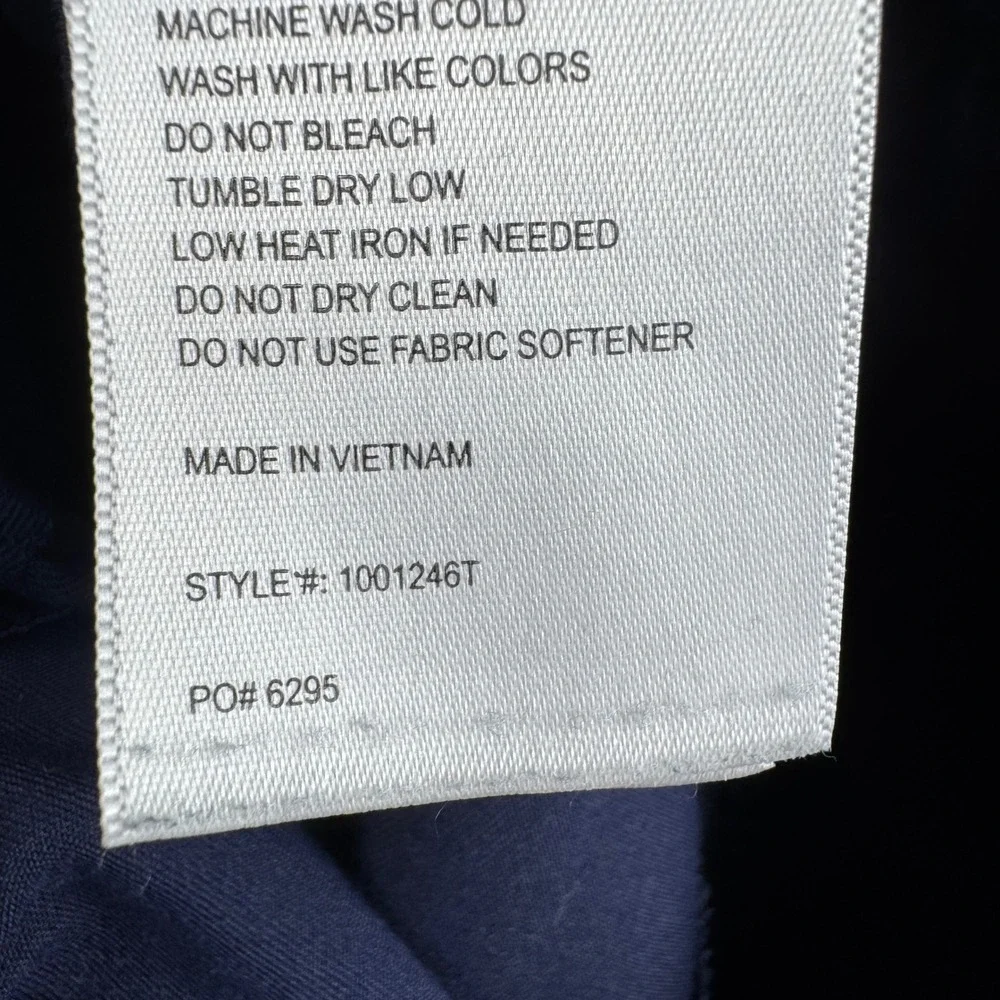 FIGS Scrub Pants Mens Large Tall Navy Blue Technical Collection 1001246T